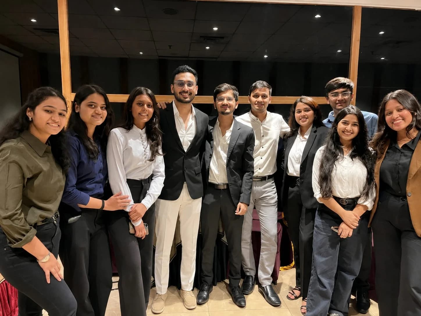 With the team behind the work